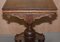 Dutch Hand-Carved Solid Oak Side Table 12