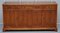 Burr Yew Wood Triple Drawer Sideboard 2