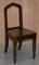Victorian Gothic Oak Steeple Back Dining Chairs, 1890s, Set of 6 20