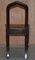 Victorian Gothic Oak Steeple Back Dining Chairs, 1890s, Set of 6 10