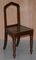 Victorian Gothic Oak Steeple Back Dining Chairs, 1890s, Set of 6 13