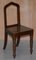 Victorian Gothic Oak Steeple Back Dining Chairs, 1890s, Set of 6, Image 13
