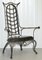 Gothic Iron Throne Armchair, Image 2