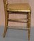 Regency Bergere Stühle aus vergoldetem Holz, 2er Set 10