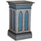 Large Gothic Style Painted Marble Effect Pedestal or Plinth 1