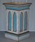 Large Gothic Style Painted Marble Effect Pedestal or Plinth 3