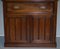 Light Hardwood Secrétaire Bookcase with Brown Leather Surface 7