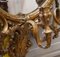 Espejo Girandole con marco dorado y querubines tallados, década de 1800, Imagen 11