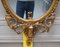 Espejo Girandole con marco dorado y querubines tallados, década de 1800, Imagen 8