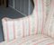 Poltrona alata Regency in noce con tessuto a righe di Howard & Sons, Immagine 5