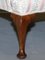 Butaca de orejas Regency de nogal con tela a rayas de Howard & Sons, Imagen 9
