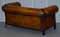 Victorian Leather Chesterfield Club Sofa with Kilim Seat, Image 14