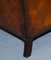 Sofá Chesterfield victoriano de cuero teñido a mano, Imagen 14