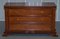Panelled Hardwood Chests of Drawers with Ornately Carved Bases, Set of 3 3