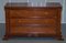 Panelled Hardwood Chests of Drawers with Ornately Carved Bases, Set of 3, Image 3