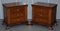 Panelled Hardwood Chests of Drawers with Ornately Carved Bases, Set of 3 11