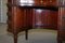 Victorian Hardwood Kidney Desk with Bookcase Back & Sideways Opening Drawer 11