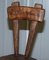 Burr Chestnut Hand Carved Primate French Milking Chair, 1760s, Image 7