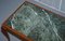 Vintage Walnut Framed and Solid Marble-Top Coffee Table, Image 4