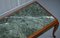 Vintage Walnut Framed and Solid Marble-Top Coffee Table, Image 5