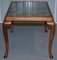 Vintage Walnut Framed and Solid Marble-Top Coffee Table, Image 9