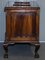 Vintage Carved Hardwood Trunk or Chest with Drawer and Claw & Ball Legs, Image 14