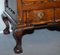 Vintage Carved Hardwood Trunk or Chest with Drawer and Claw & Ball Legs 11