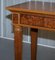 Stamped Burr Walnut Console Tables from David Linley, 1993, Set of 2 8