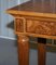 Stamped Burr Walnut Console Tables from David Linley, 1993, Set of 2 18