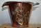 King Henry IV Coat of Arms or Armorial Crest Ice Bucket in Copper 8