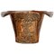 King Henry IV Coat of Arms or Armorial Crest Ice Bucket in Copper 1