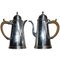 Britannia Sterling Silver Coffee Pots from Harry Freeman, 1912, Set of 2 1