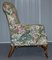 Victorian Asymmetrical Armchairs in Giltwood with Embroidered Bird Covers, Set of 2 18