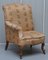 Victorian Asymmetrical Armchairs in Giltwood with Embroidered Bird Covers, Set of 2 2