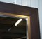 Huge Hardwood Mirror with Gold-Plated Chrome Detailing 4