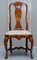 18th Century Dutch Elm Marquetry Inlaid Dining Chairs, 1760s, Set of 6 3