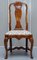 18th Century Dutch Elm Marquetry Inlaid Dining Chairs, 1760s, Set of 6, Image 3