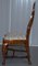 18th Century Dutch Elm Marquetry Inlaid Dining Chairs, 1760s, Set of 6, Image 14