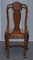 18th Century Dutch Elm Marquetry Inlaid Dining Chairs, 1760s, Set of 6, Image 13