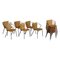 Vintage Bentwood Stacking Armchairs by Vico Magistretti for Fritz Hansen, Set of 6 1