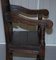 17th Century Wainscot Armchair in Oak, Northern England, Image 15