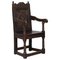 17th Century Wainscot Armchair in Oak, Northern England 1