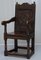 17th Century Wainscot Armchair in Oak, Northern England, Image 3