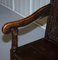 17th Century Wainscot Armchair in Oak, Northern England, Image 8