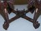 Burmese Hand-Carved Elephant Side Table with Pietra Dura Marble Top 13