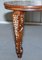 Anglo-Indian Export Elephant Side Table in Hardwood with Floral Inlay, Image 6
