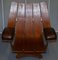 Hand Dyed Brown Leather Armchair, Image 14