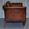 Victorian Brown Leather Sofa from Howard & Sons 11