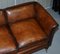 Victorian Brown Leather Sofa from Howard & Sons 4