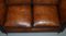 Sofá victoriano de cuero marrón de Howard & Sons, Imagen 6
